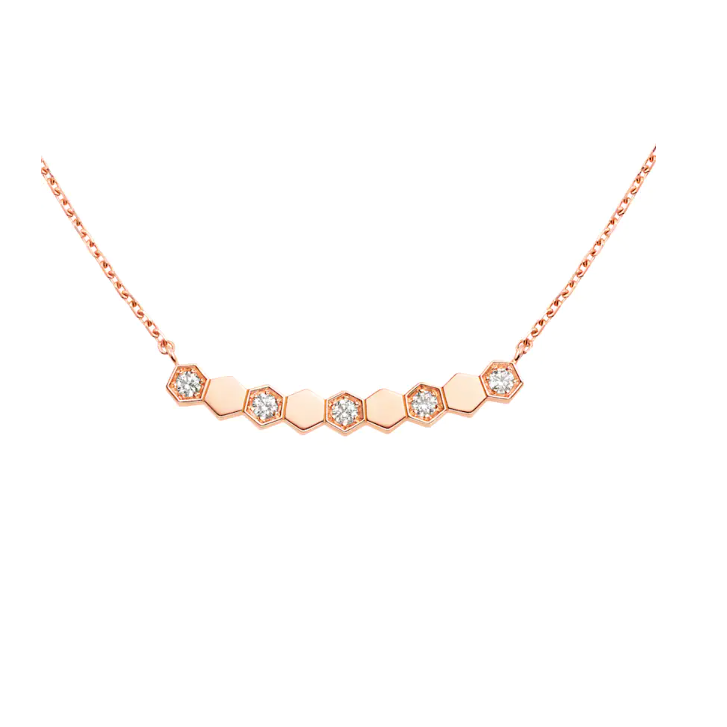 BEE MY LOVE PENDANT Rose gold, diamonds